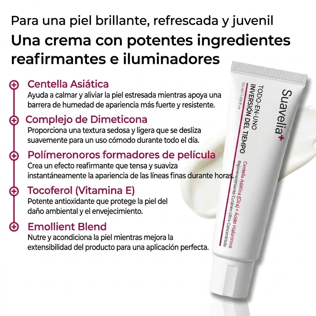 Crema Rejuvenecedora Suavelia (Todo en Uno)